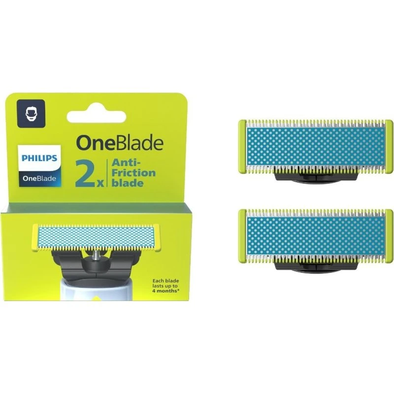 Philips OneBlade Rasierklingen BlauGrün 2er-Pack