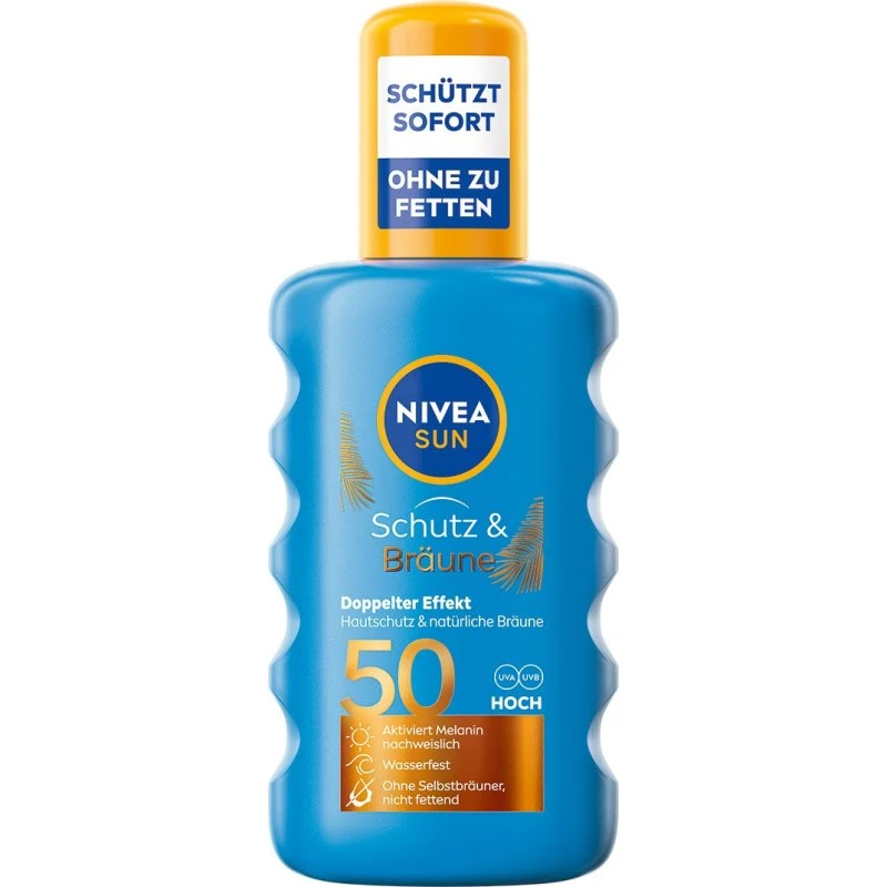 NIVEA SUN Schutz & Bräune Spray LSF 50 200ml