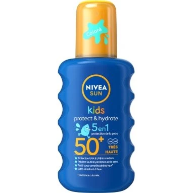 Nivea Sun Protect & Hydrate Kids Farbiges Spray SPF50+ 200 ml