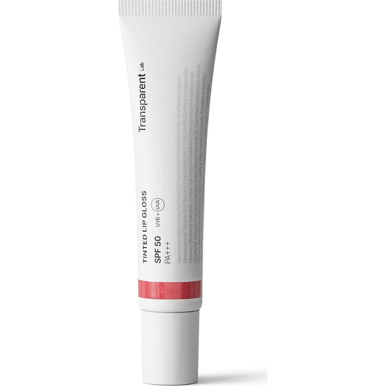 Transparent Lab Tinted Lip Gloss SPF50 Rose 15 ml