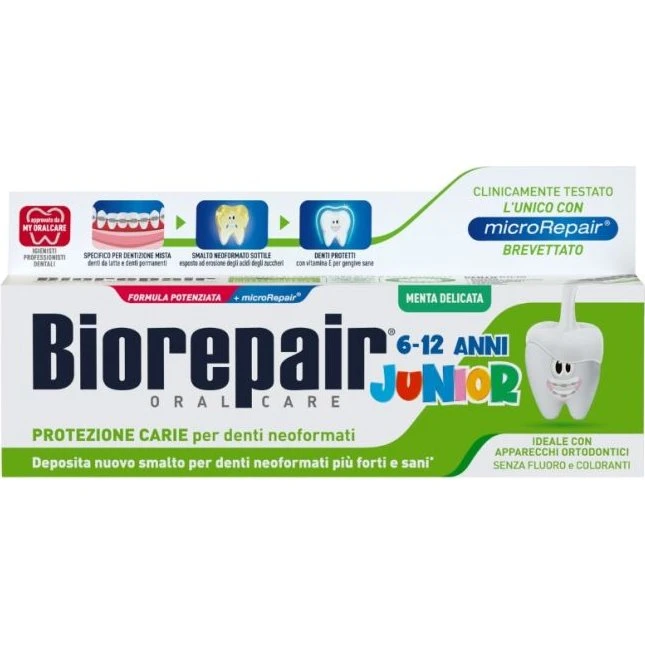 Biorepair® Soft Mint Junior Zahnpasta 75 ml