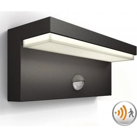 Philips Bustan LED-Außenwandleuchte 3,8 W anthrazit