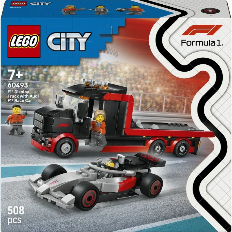 LEGO City 60493 F1 Truck mit Audi F1 Rennwagen