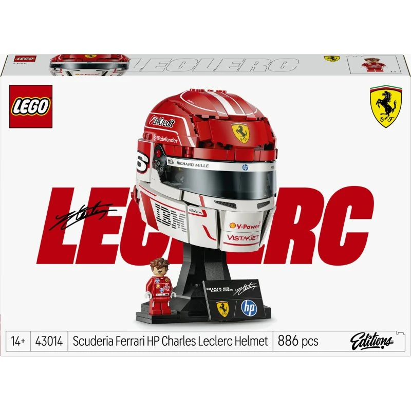 LEGO Scuderia Ferrari HP Charles Leclerc Helm 43014