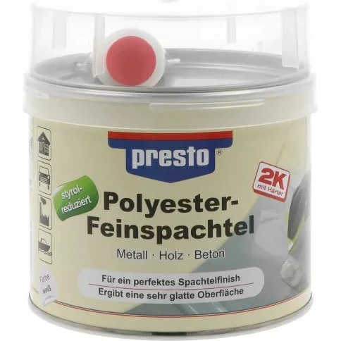 presto Polyester-Feinspachtel 1000g weiß