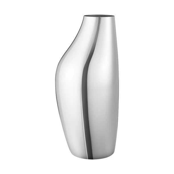 Georg Jensen Sky Bodenvase, Edelstahl, 46 cm