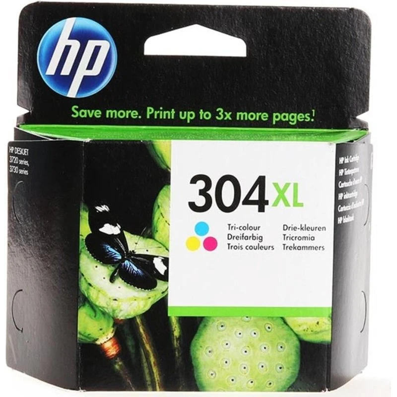 HP 304XL (N9K07AE) Mehrfarbige XL Druckerpatrone (C/M/Y)