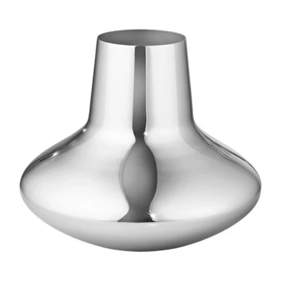 Georg Jensen Vase Henning Koppel Edelstahl 22,5 cm