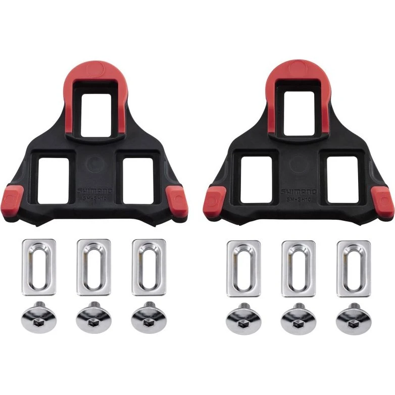 Shimano SPD-SL Cleats Gelb, Blau, Rot (Paar)