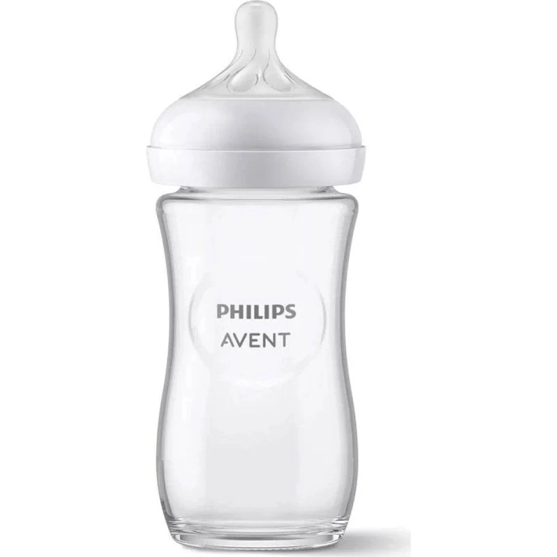 Philips Avent Natural Response Glasflasche 240ml Weiß