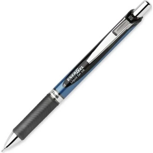 Pentel EnerGel Tintenstift 0,5 mm, Schwarz, Nachfüllbar