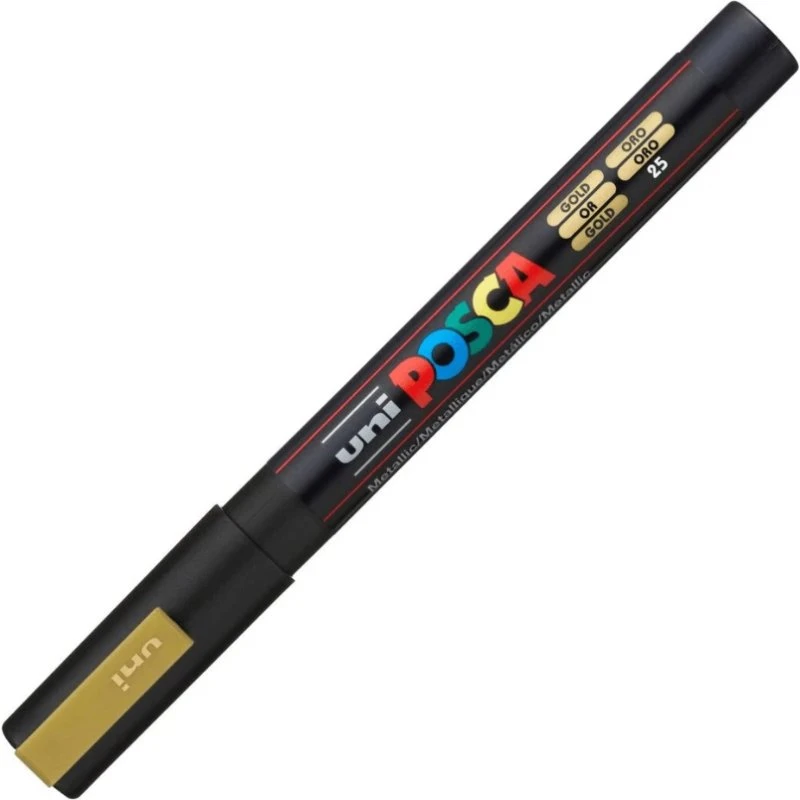 uni POSCA Acrylmarker PC-3M Fein, Gold