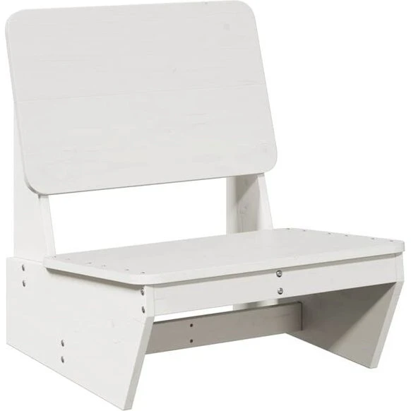 vidaXL Gartenstuhl Weiß 60x64x70,5 cm Massivkiefer