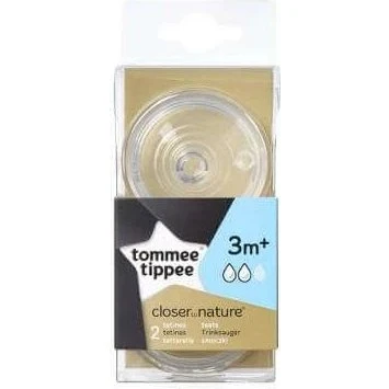 Tommee Tippee Anti-Kolik-Silikonsauger, Mittel, 2er-Pack, ab 3 Monaten