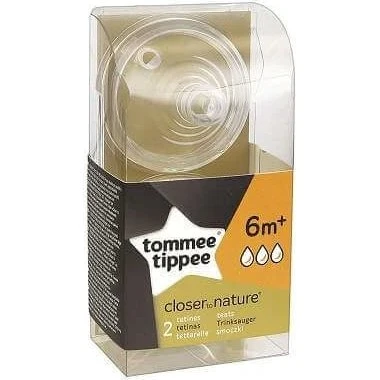 Tommee Tippee Anti-Kolik-Silikonsauger, 2er-Pack, ab 6 Monaten