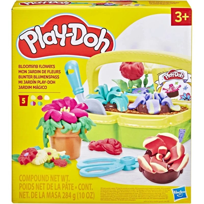 Play-Doh Bunter Blumenspaß - Kreatives Gartenset für Kinder ab 3 Jahren