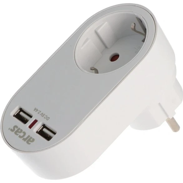 Bosch Steckdose 16A mit 2x USB-Port (2,0A)
