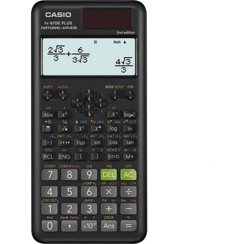 Casio Schulrechner FX-87DE Plus 2nd Edition mit Hardcase