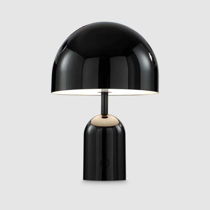 Tom Dixon Bell Portable Tischleuchte Schwarz, 28 cm