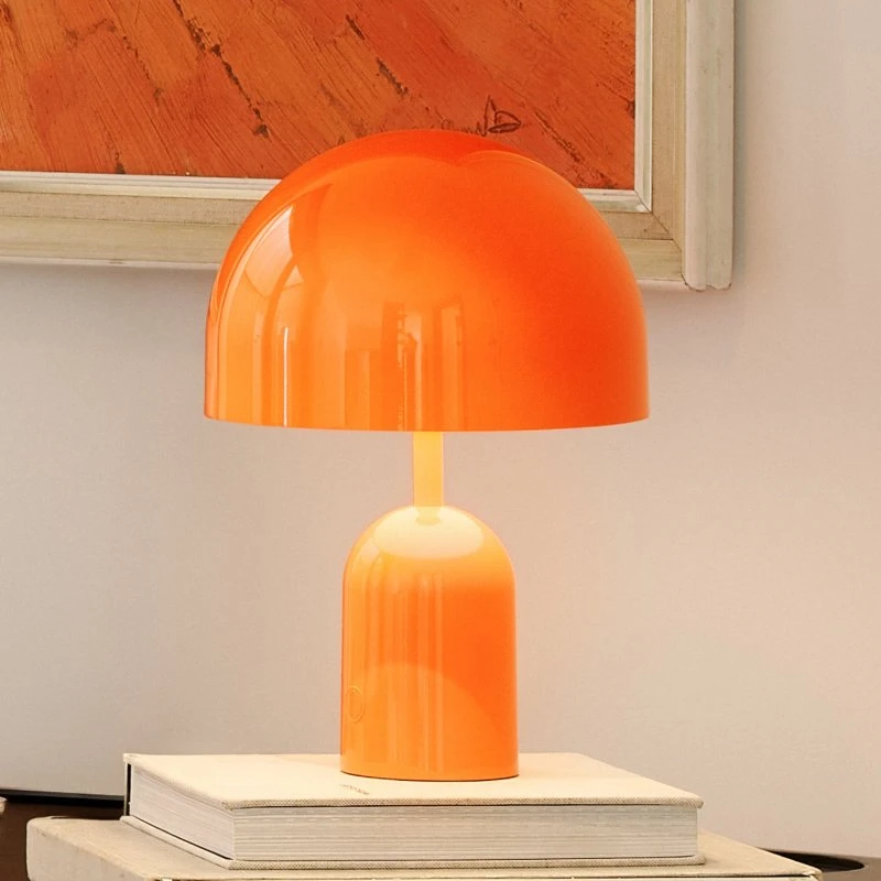 Tom Dixon Bell Portable Akku-Tischlampe Rot, 28 cm, IP44