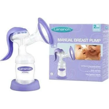 Lansinoh Manuelle Milchpumpe mit ComfortFit™-Kissen