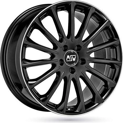 MSW MSW 30 Felge 8.5Jx20 5x112 ET45 Gloss Black/Polished Lip