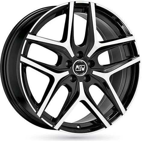 MSW MSW 40 Felge 8.0Jx18 5x108 ET48 Gloss Black Full Polished