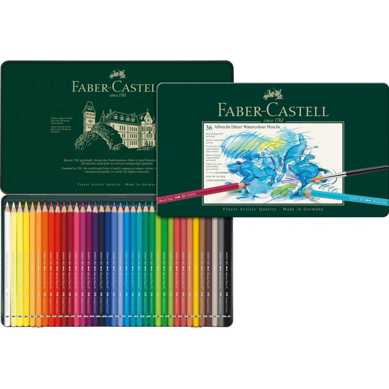 Faber-Castell Albrecht Dürer Aquarellstifte im 36er Metalletui