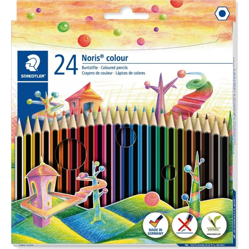STAEDTLER Noris colour Buntstifte 185, 24er Set