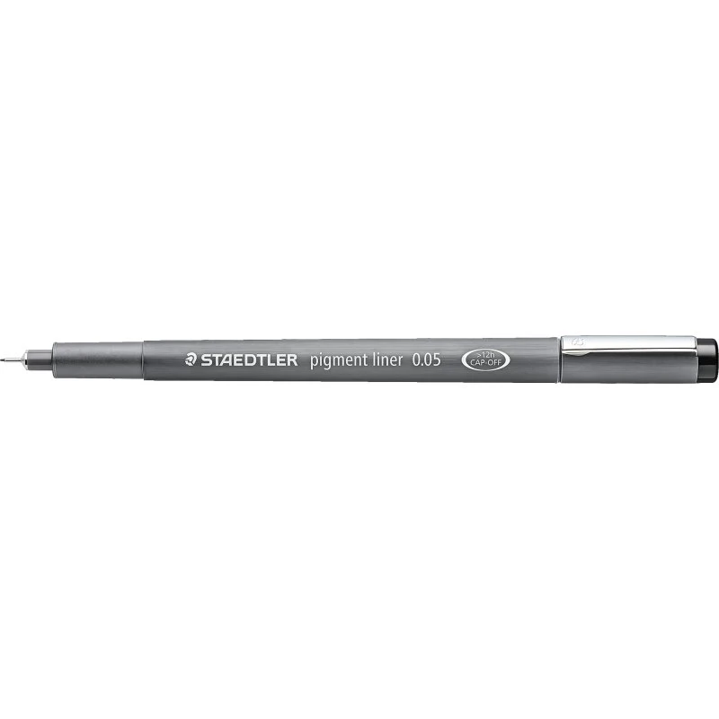 STAEDTLER Pigment Liner Fineliner Schwarz 0,05 mm