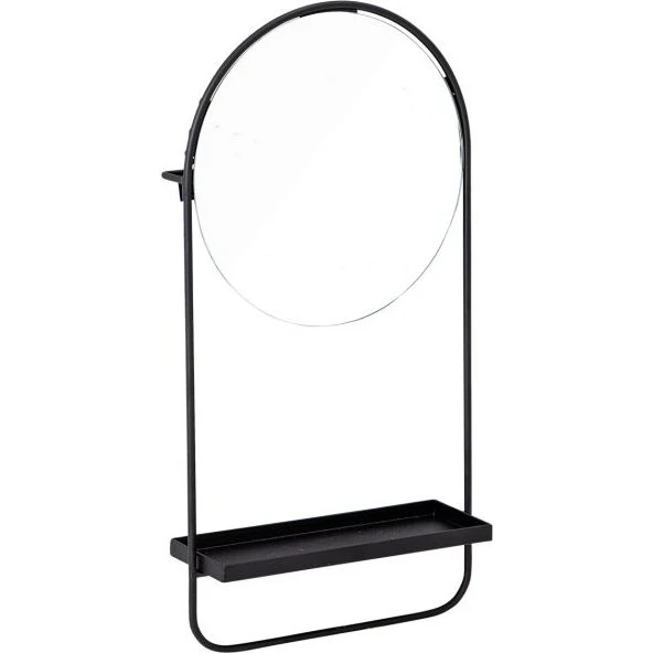 Bloomingville Spiegel Niemi 30x58x10 cm schwarz