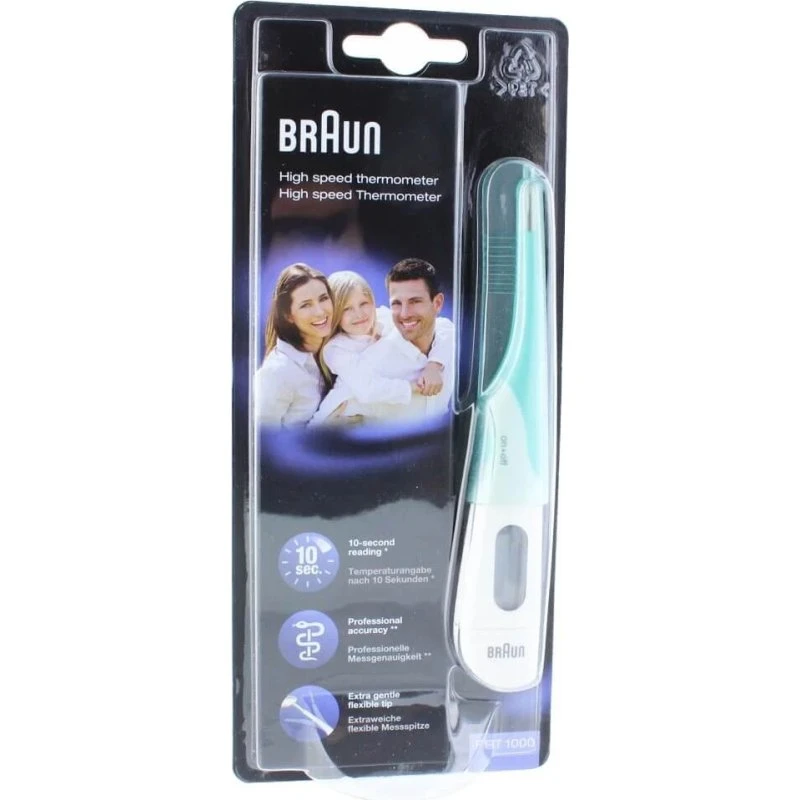 Braun Digital-Thermometer PRT 1000 mit flexibler Messspitze