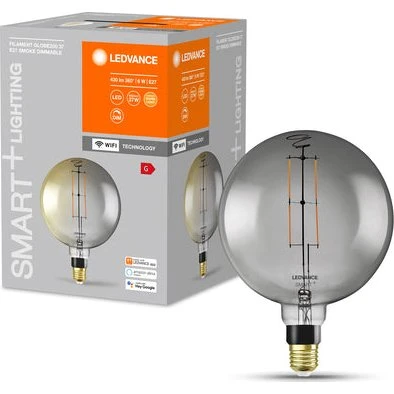 LEDVANCE Smart+ E27 Globe Filament Rauch 6W 2500K