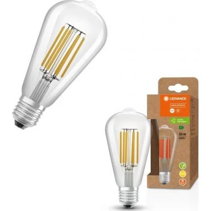 LEDVANCE Classic Edison 4W E27 3000K warmweiß