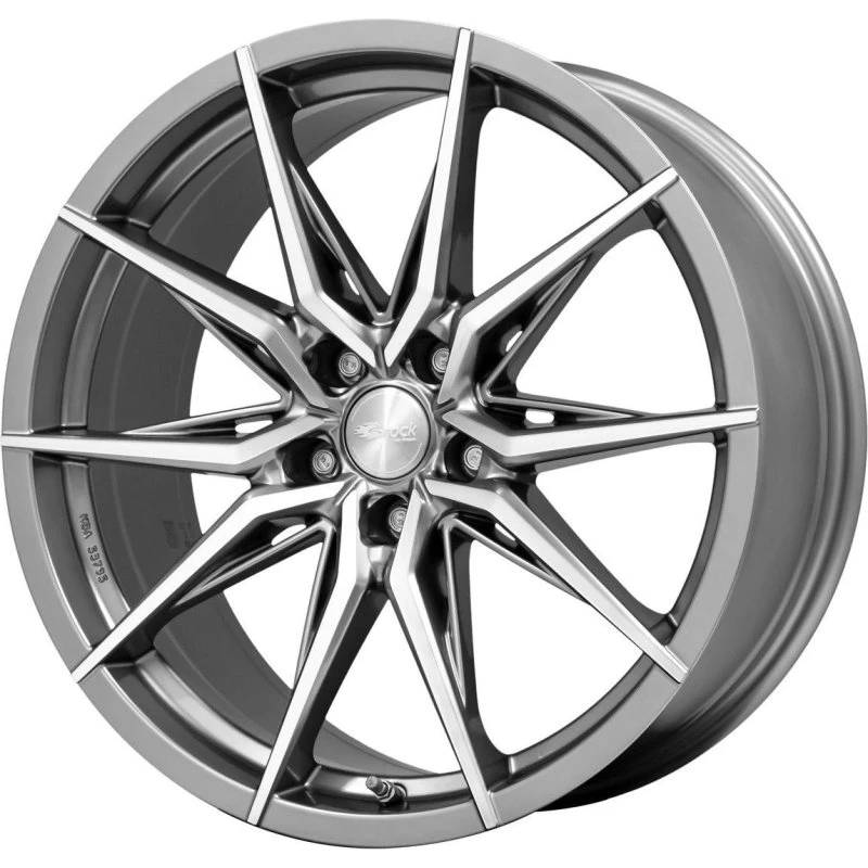 BROCK B42 Felge 8.5Jx20 5x112 ET30 Ferric Grey Poliert
