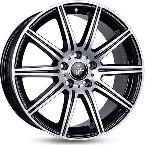 KESKIN KT16 DYNAMIC Felge 8.0Jx18 5x112 ET45 Schwarz/Poliert