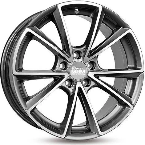 MAM Wheels MAM A5 Palladium Front Polished 8.5Jx20 5x112 ET45