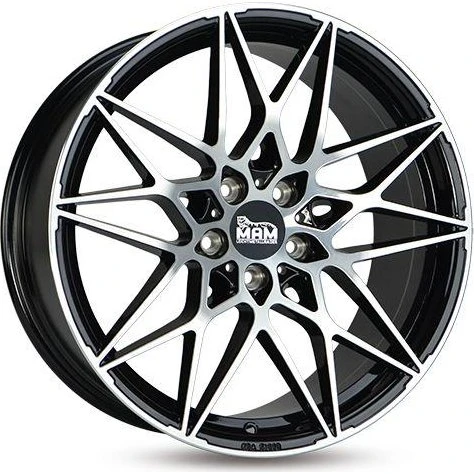 MAM Wheels MAM B2 Felge 8.5Jx20 5x120 ET35 Schwarz Poliert