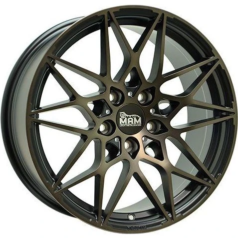 MAM Wheels MAM B2 mattes Schwarz-Bronze 8.0Jx18 5x120 ET35