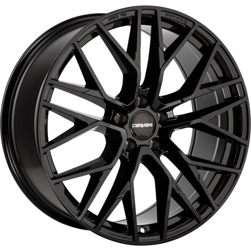 CARMANI CA 20 Ludwig Felgen 19 Zoll 8.5J 5x112 ET45 Schwarz Matt