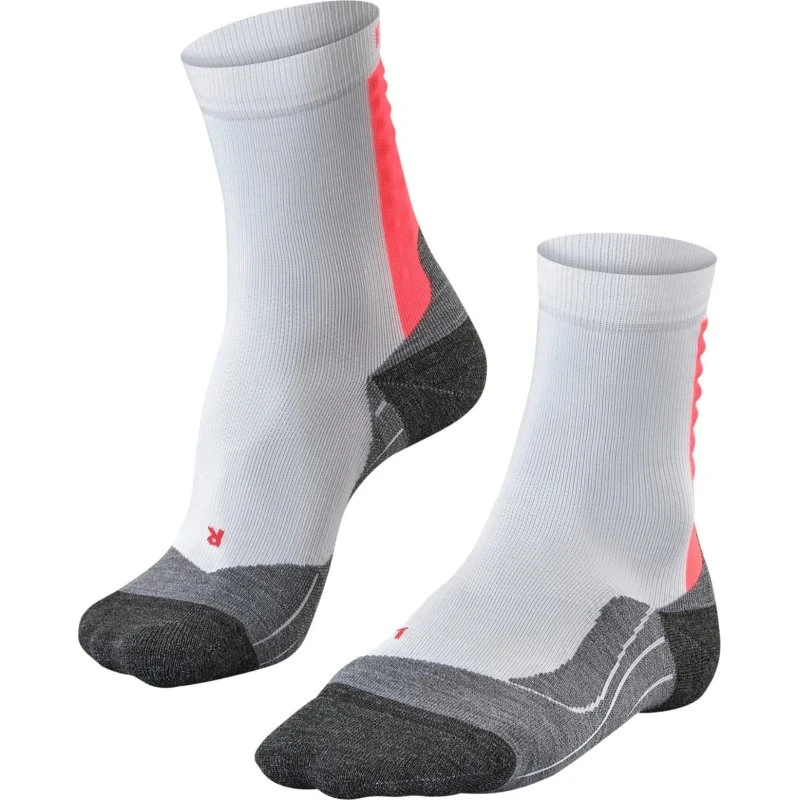 Falke Achilles XS Socken Damen - Weiß/Neon Red