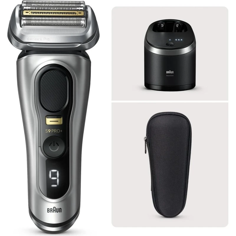 Braun Series 9 Pro+ 9567cc Wet & Dry Elektrorasierer Silber