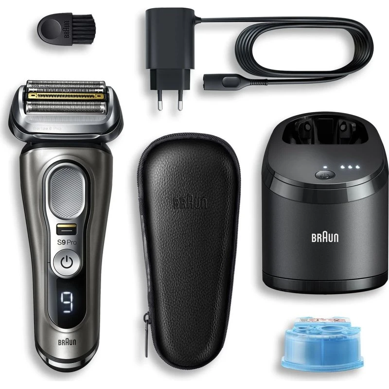 Braun Series 9 Pro 9485cc Nass-Trocken-Rasierer Schwarz/Silber