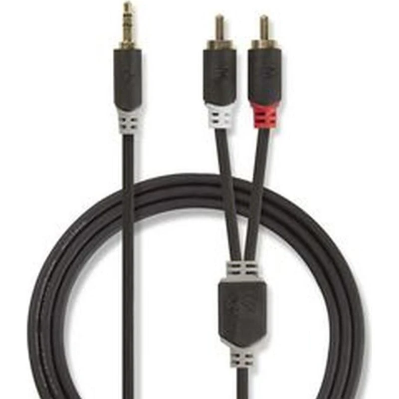 Nedis STEREO-AUDIOKABEL 3,5-2XRCA 2M