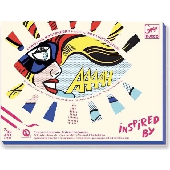 Djeco Inspired by: Roy Lichtenstein Kreativset ab 7 Jahren