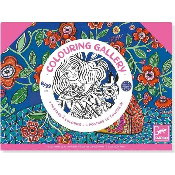 Djeco Ausmalbilder XL: Blütezeit