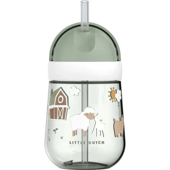 Little Dutch Mepal Mio Strohhalmbecher Little Farm, 300 ml
