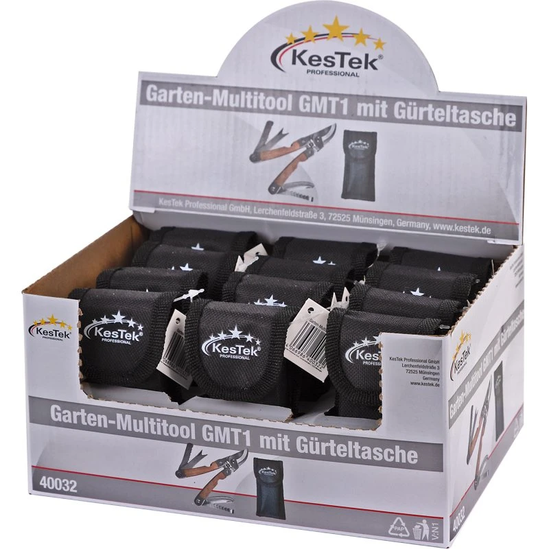 Kestek Garten Multitool GMT1 mit Gürteltasche, bis 18 mm