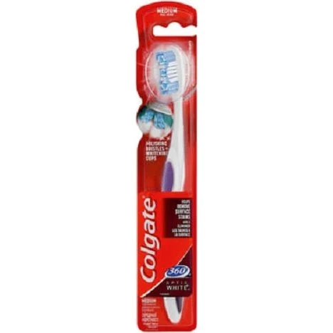 Colgate 360 Optic White Zahnbürste - Medium - Grün