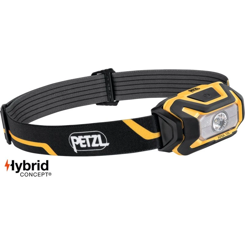 Petzl ARIA 1R 450 Lumen Stirnlampe schwarz/gelb